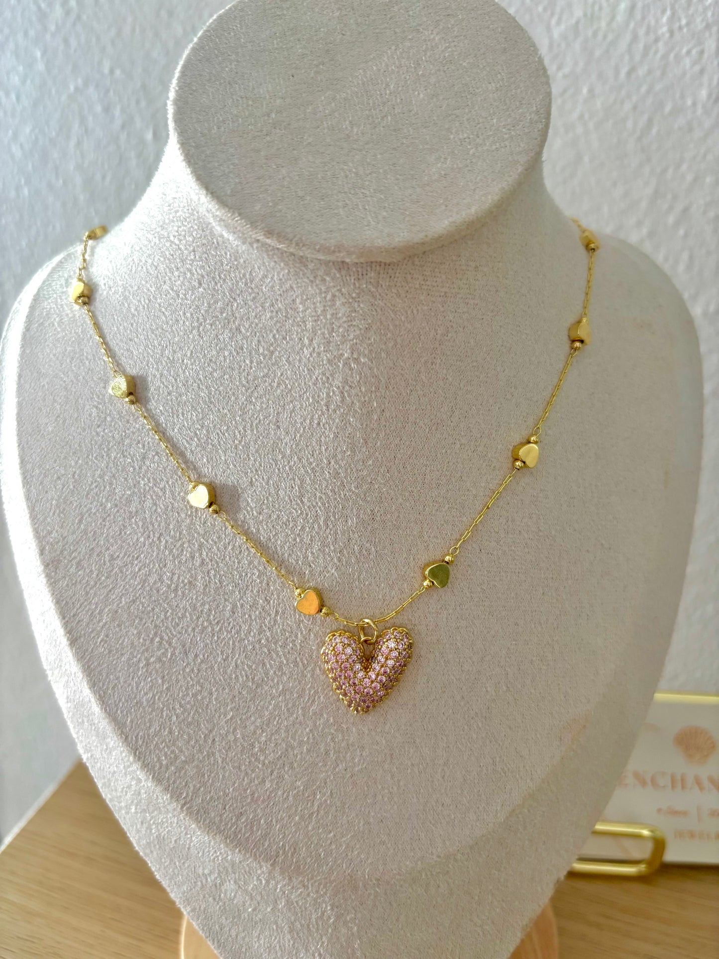 “Rose Heart Necklace”