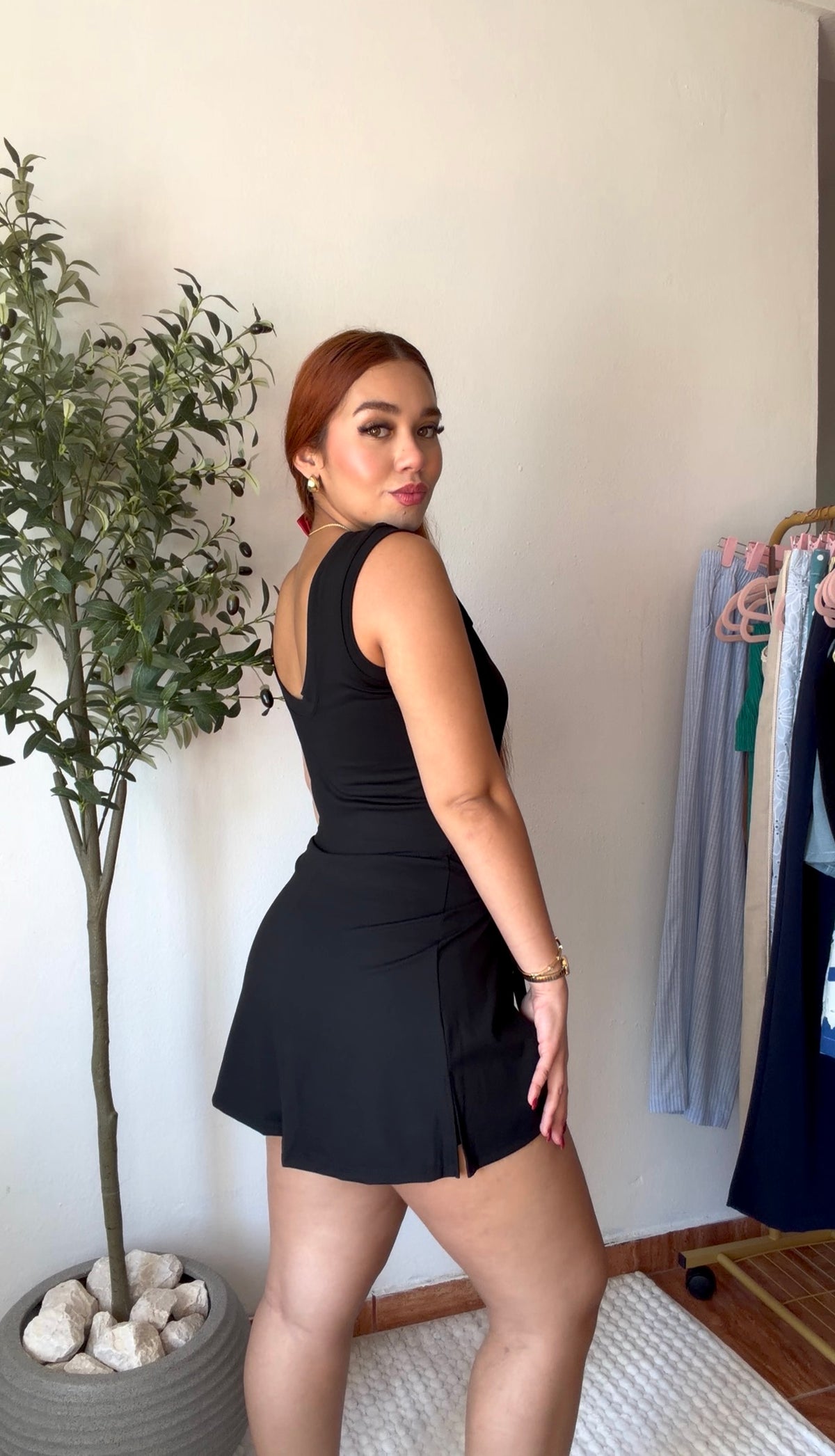 “Black Short Romper”