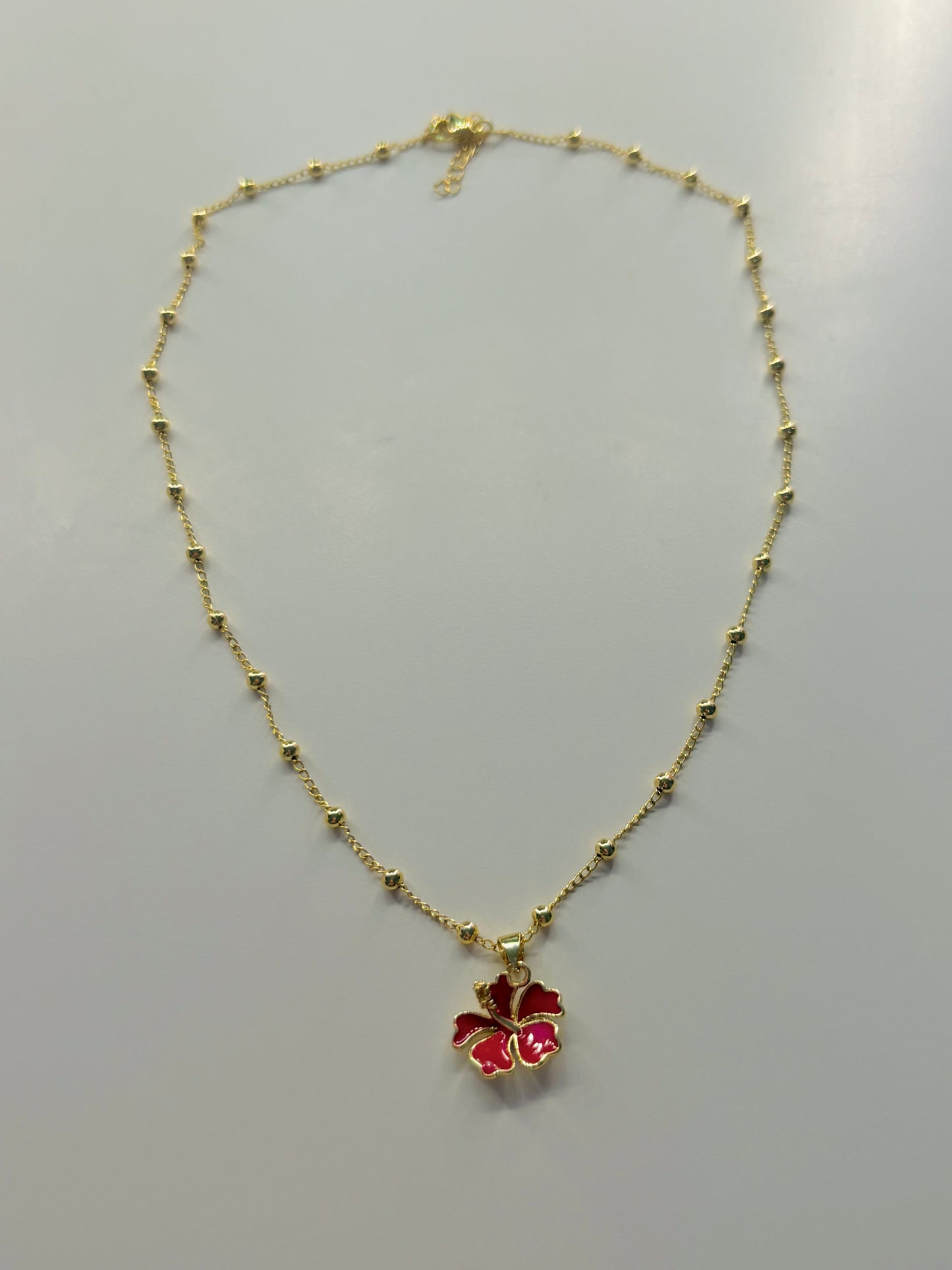“Amapola red Necklace”