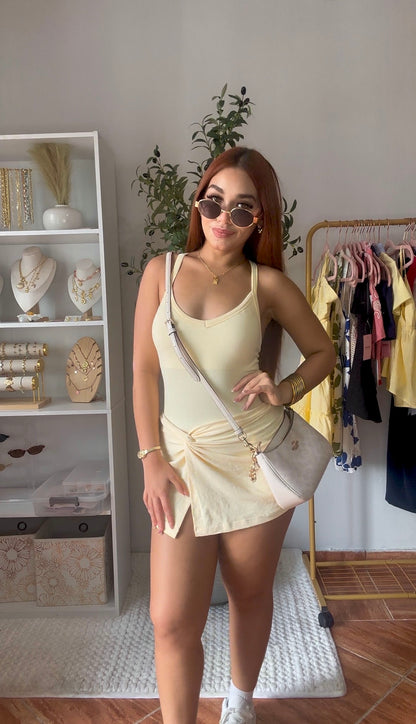 “Sport Yellow Romper”